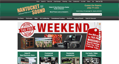Desktop Screenshot of nantucketsound.com