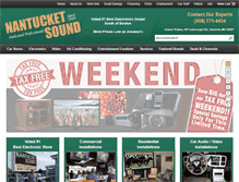 Tablet Screenshot of nantucketsound.com